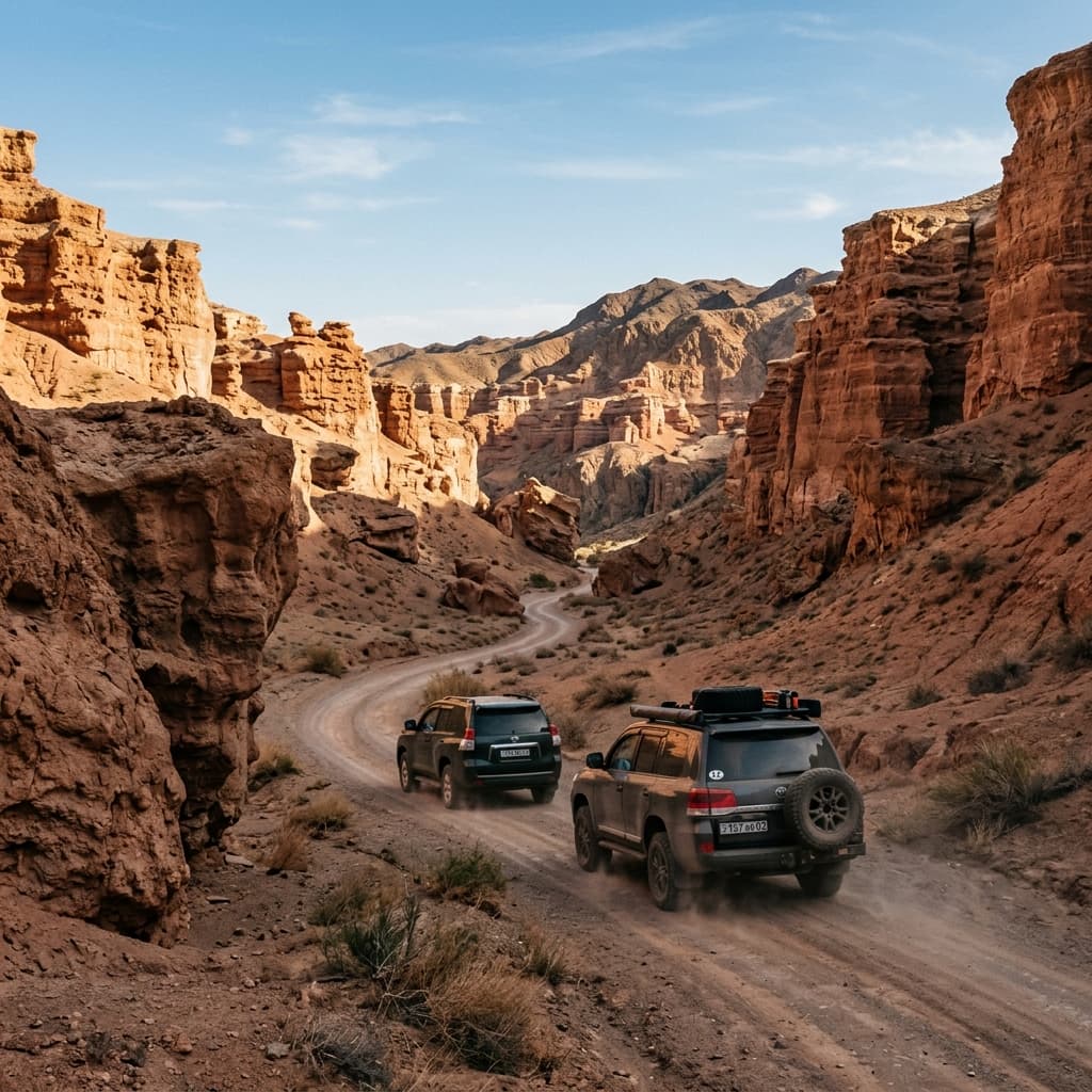 01 / 08 — The Canyon Road Begins